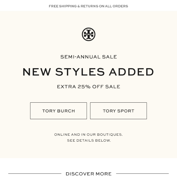 New handbags added to sale, now an extra 25% off - Tory Burch