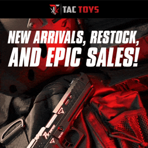 New Arrivals, Restocks, and EPIC Sales! 🔥