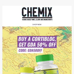 Final Chance To Activate Chemix GDA At 50% Off....