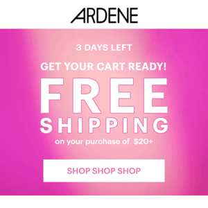 ATTENTION: GET YOUR FREE SHIPPING 📢