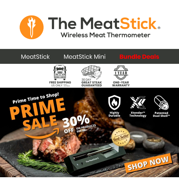 Prime Day is back! 30% Off on The MeatStick