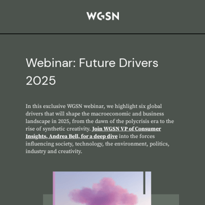 Webinar: Future Drivers 2025