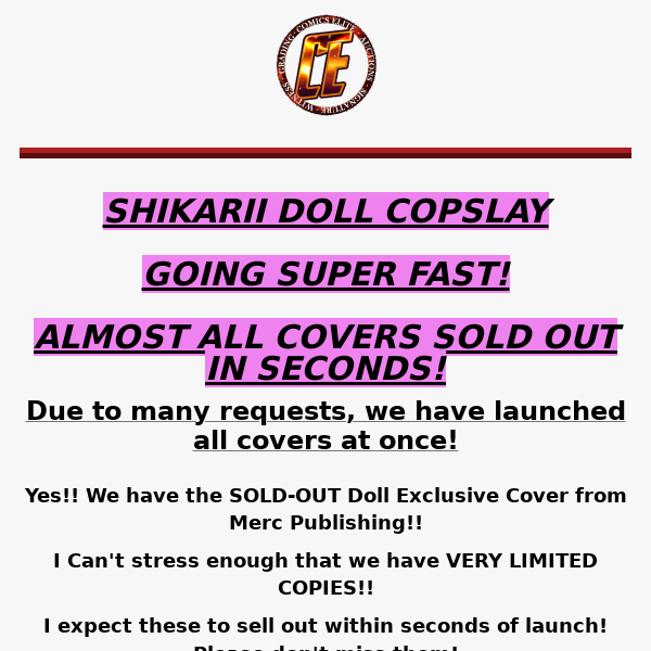 SHIKARII DOLL COSPLAY ALL COVERS NOW LIVE!