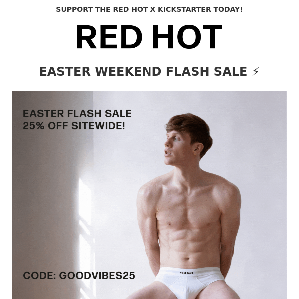 25% off… because it's Easter 🐣