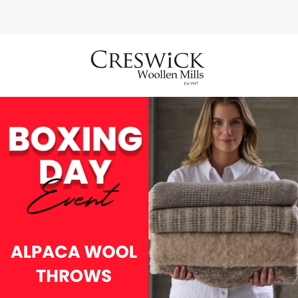 Our Best Selling Throws on Sale | Boxing Day Event | Shop Now!