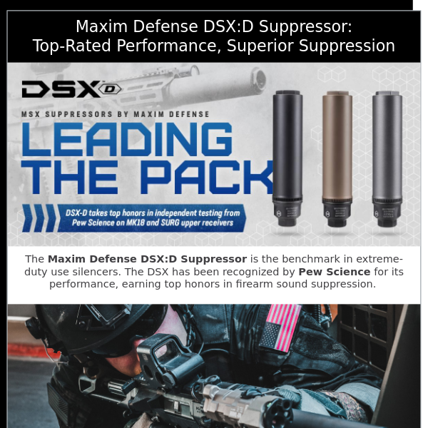 Maxim Defense DSX D Suppressor: