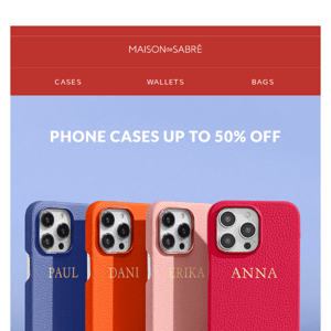 Up to 50% OFF Custom Phone Cases