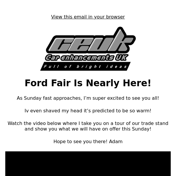 Ford Fair Update & Stand Tour