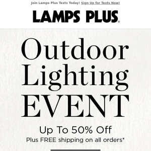 Light the Fall Nights with Outdoor Lighting!