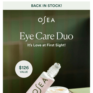 Back in Stock! Eye Care Duo