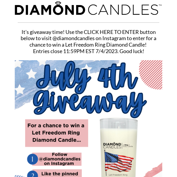 🇺🇸 WE ARE GIVING AWAY FREE CANDLES!🇺🇸