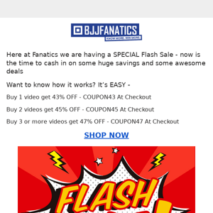 Celebrate With Us And SAVE BIG -  Flash Sale Live!