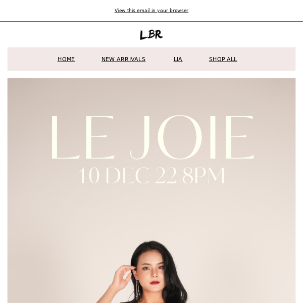 NEW IN: LE JOIE