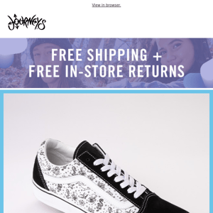 Be the first to shop new VANS 😏