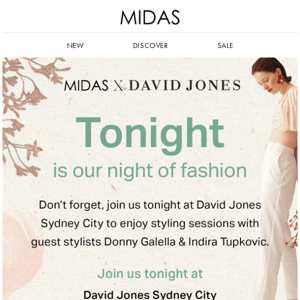 Midas Shoes Australia, Don't Forget Tonight Is Our Night Of Fashion