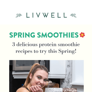 3 Refreshing Protein Smoothies for Spring 2023 🌷