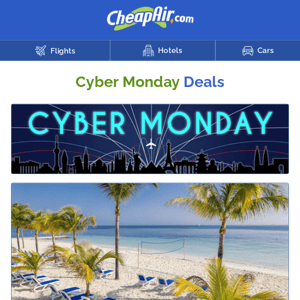 🙌 Shop Cyber Monday Travel Deals ✈️