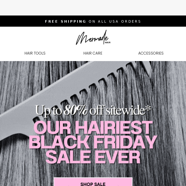 Mermade Hair, best Black Friday deals for you 💌
