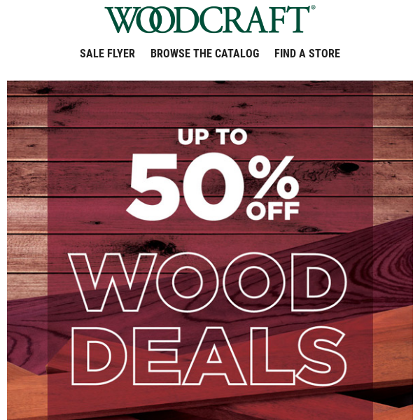 50% Off Purpleheart + More Wood Deals Inside