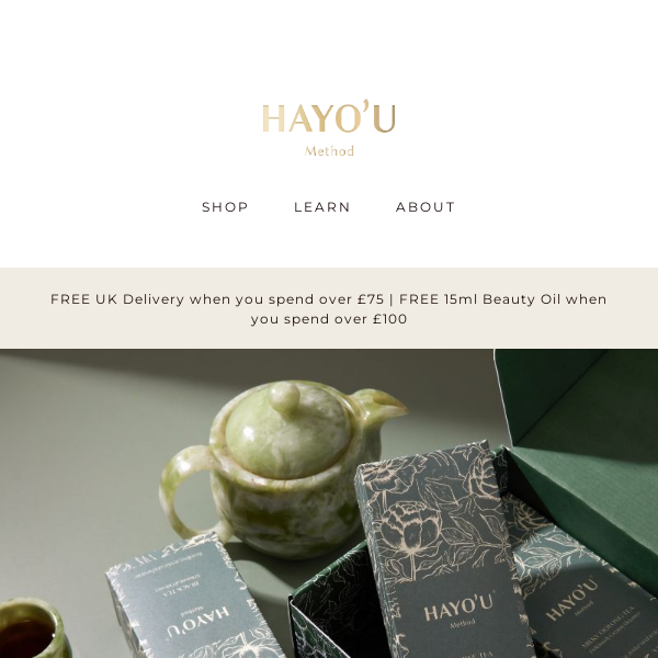 Discover the brand new Hayo’u Signature Teas