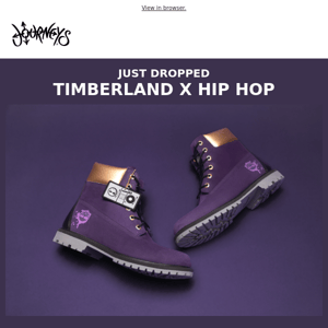 JUST DROPPED: Timberland x Hip Hop 📻