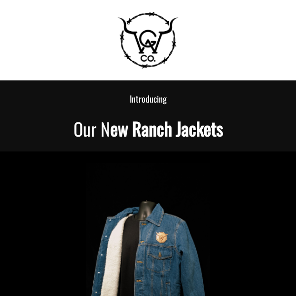 New Ranch Jackets!!!