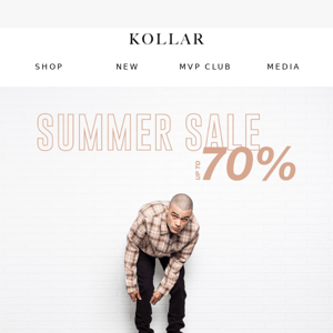 KOLLAR: Up to 70% End Of Summer Sale