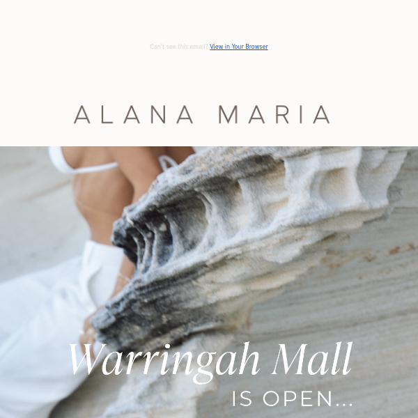 Warringah Mall is open ✨