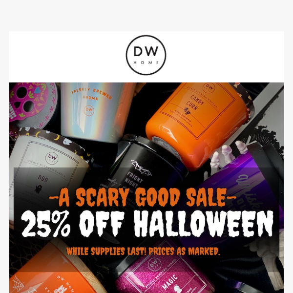 BOO! 25% OFF HALLOWEEN! 👻😱