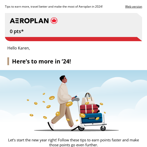 Air Canada, make 2024 your most rewarding year yet