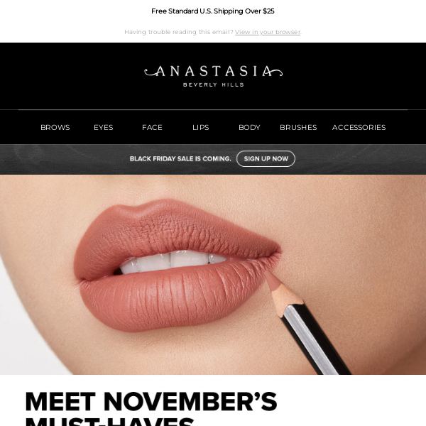 Anastasia Beverly Hills, Your November Makeup Look Guide is HERE!