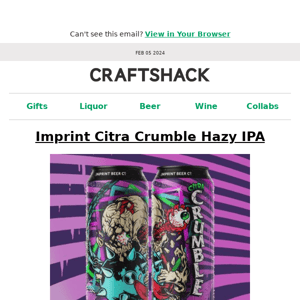 【New🍺】Imprint Citra Crumble Hazy IPA