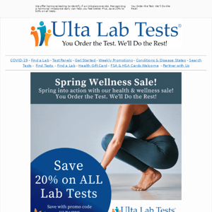 🙍‍♀️ Do you feel your hormones are out of balance? Save 20% - 50% on ALL tests and learn today.