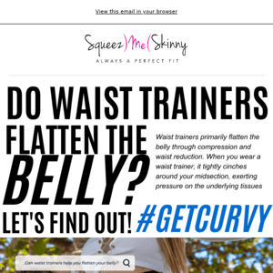 Do Waist Trainers Flatten Your Belly? 🤔