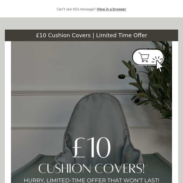 Just landed: £10 Cushion Covers! 💗