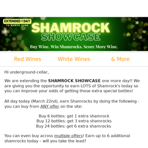 Last Chance! Shamrocks Extended - Automatically Earn Shamrocks !!!