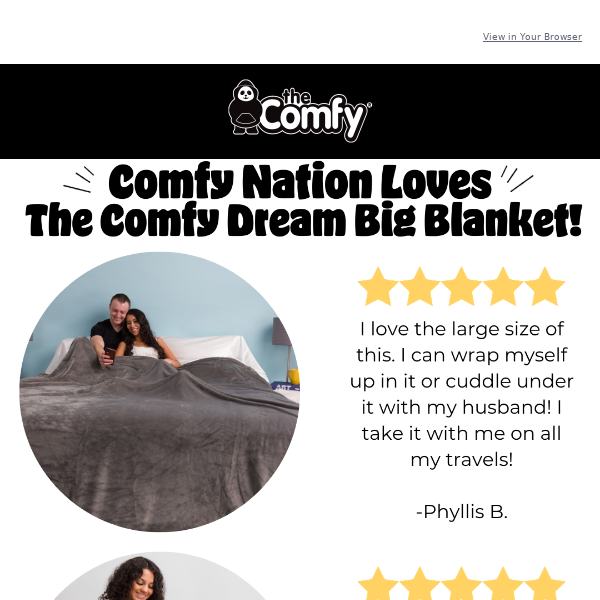 Get Cozy With 20% OFF The Comfy 🎁 - The Comfy