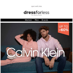 Calvin Klein & Karl Lagerfeld reduced up to -60%!