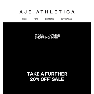 Take A Further 20% Off Sale