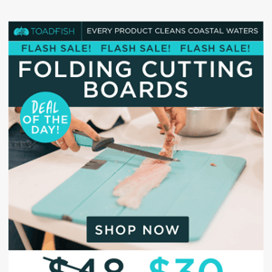 FLASH SALE - 38% OFF! Folding Cutting Boards SAVE $18