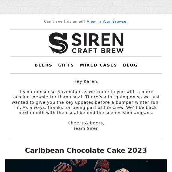 Caribbean Chocolate Cake 2023 Line Up!