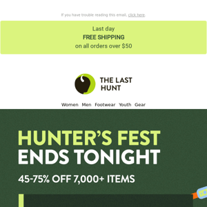 Bye bye Hunter's Fest 👋