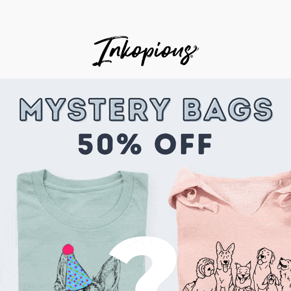 🔓UNLOCKED: 50% Off all Mystery Bags 🔓