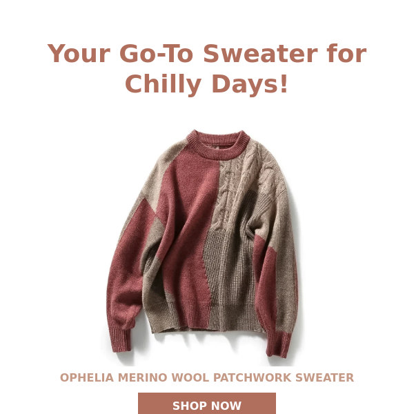 The search for the coziest sweater is over... 🍃