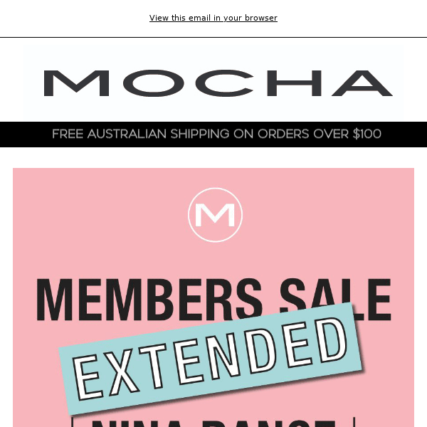 Members Sale – EXTENDED!