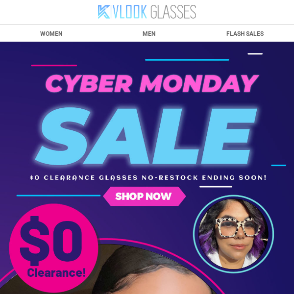 $0 🥳 Clearance Glasses No-restock ending soon!