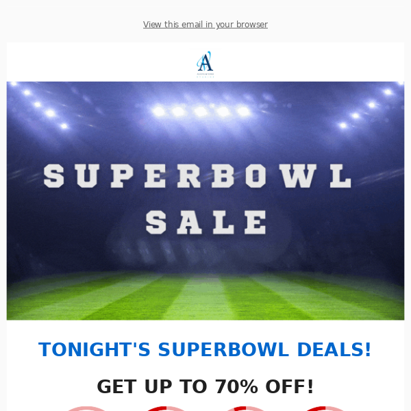 🏈 SUPERBOWL SALE 🏈