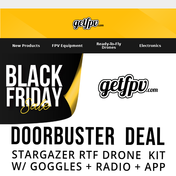 🚀🔥 Doorbuster Deal #1: Save $70 on the Hisingy Stargazer RTF Kit 🔥🚀