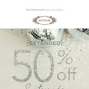 Happy New Year 💗 50% Off Extended