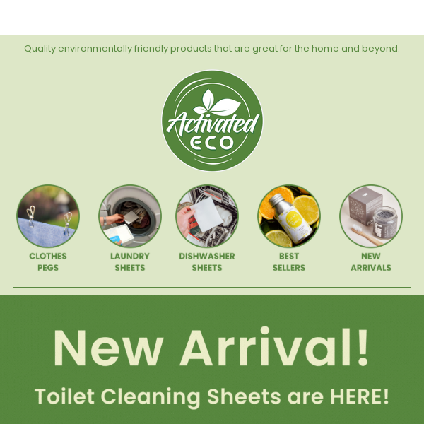 🤩 NEW Toilet Cleaning Sheets are HERE! 🤩